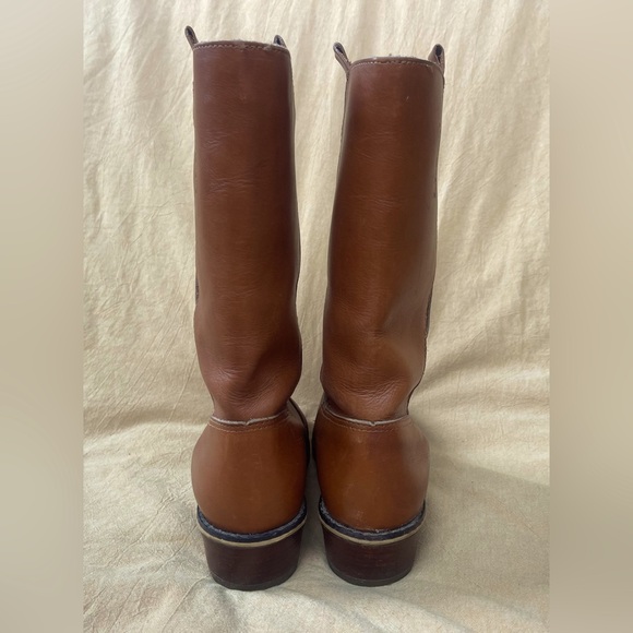 Vintage LL Bean X Blondo shearling lined mid calf leather campus boots - Picture 3 of 11